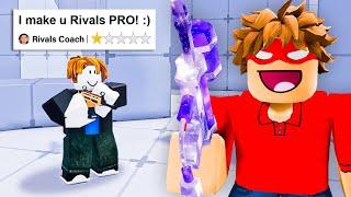 I TROLLED a $5 Roblox Rivals Coach!