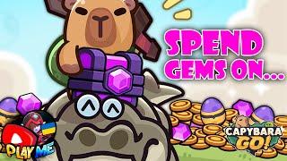 SPEND YOUR GEMS ON… - Capybara Go! Tips