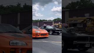 Supra mk4 Brian O'conner VS Dodge Charger Dominic Toretto   #edit #automobile #otomotif #jdm #cars