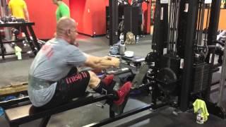 Kurt Weidner Seated Cable Rows 335 lbs x12 reps