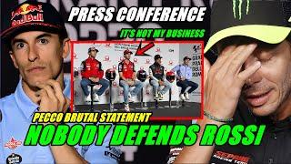 Press Conference HEATS UP, Pecco and Marquez Shocking Statement to Rossi | MotoGP News 2024