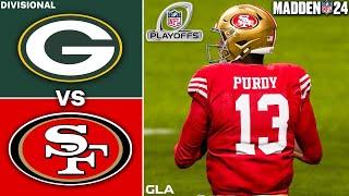 49ers vs. Packers Simulation | Divisional Playoffs | Madden 24 PS5