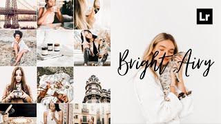 Bright Airy Preset Lightroom Mobile Tutorial