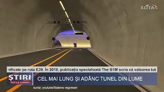 Record: cel mai lung și mai adânc tunel din lume.