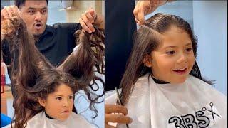 NO SE CORTA EL CABELLO DESDE QUE NACIÓ  #tutorial #haircut #hairstyle #hair #transformación