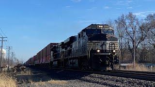 Railfan Shortie: NS 200 With An NS ES44DC Leading! 12/10/20