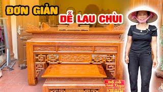 Báo giá Án gian thờ Bàn thờ gia tiên Gỗ hương đá 2025 | Đồ gỗ Thành Khuyên