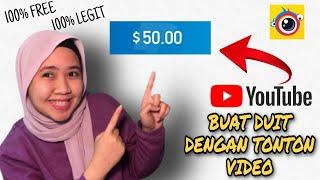 CARA BUAT DUIT DENGAN TENGOK VIDEO | APLIKASI BUAT DUIT MENGGUNAKAN HANDPHONE (100% LEGIT 2022)