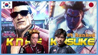 Tekken 8 ▰ KNEE (Bryan) Vs KEISUKE (#4 Ranked Kazuya) ▰ High Level Gameplay