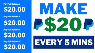 Make $20 Every 5 Mins I Free PayPal Money For Beginners