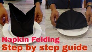 Napkin Folding || How to fold napkins