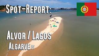 Spot-Report: Alvor / Lagos, Algarve, Portugal. Lagune mit Flachwasser, Kitesurf, Kitefoil, Wingfoil.