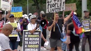 Protests held across Hawaii ahead of President Trump's address to Congress