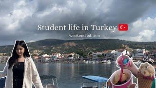 TURKEY VLOG: a weekend in my life as a student in Turkey, trip to Foça 🫧