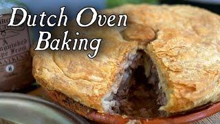 1796 Beef Steak Pie - Dutch Oven Baking