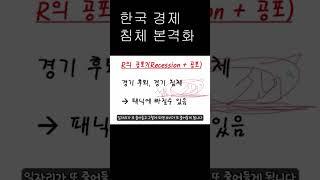 한국 침체 본격화