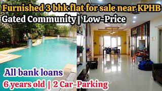 3 bhk flat for sale near KPHB || Gated Community || 1933 Sft || Low-Price || Code: PAR- 687 ️