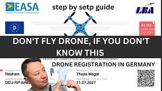 Drone Registration  Germany - Step by step guide , How to register drone in Germany