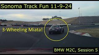 BMW M2C Fun at Sonoma 11-9-24