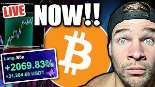 HISTORIC! BITCOIN & CRYPTO MOVE INCOMING!!! LIVE $300,000.00 LONG TRADE!