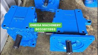 3 snu elecon worm gearbox all ratio at omega machinery