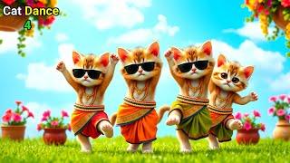 बिल्ली डांस | Cutest Cat videos funny danceVideos for cats #funny #dancingcat #cat ep 4