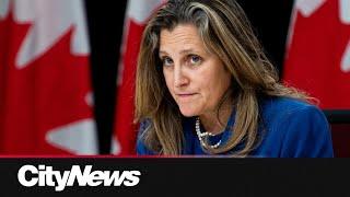 Chrystia Freeland resigns from Justin Trudeau's cabinet in shocking announcement