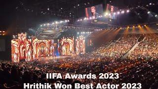 IIFA AWARDS 2023 :: Best actor award goes to Hrithik Roshan #iifaawards2023 #iifa2023 #hrithikroshan