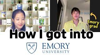 [SUB] HOW I GOT INTO EMORY by an Emory grad!