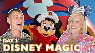 Day 1: Trying NEW Things On The DISNEY MAGIC | Palo Primo Notte, Accessible Room Tour, Cruise Line