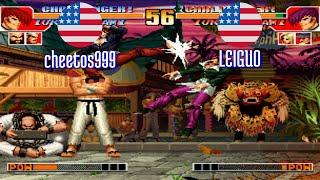 FT10 @kof97: cheetos999 (US) vs LEIGUO (US) [King of Fighters 97 Fightcade] Sep 12