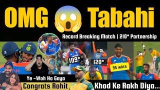 Oh Bhai  Sanju Tilak ka TANDAV  Record Break Batting  Tilak Sanju Centuries | IND Vs SA 4th T20