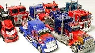 Transformers Big Optimus Prime 8 Vehicle Transformation Car Toys 트랜스포머 대형 옵티머스 프라임 자동차 장난감 로봇 변신 동영상