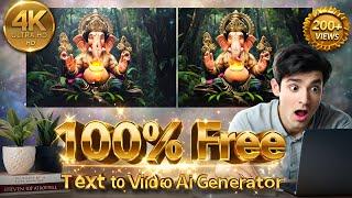 100% FREE Text to Video AI Generator (Only 2 Minutes Needed!) | Nitish Kumar | 4k ULTRA HD