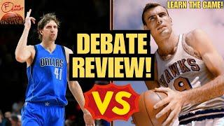 Dirk Nowitzki Vs. Bob Petit Debate Review!