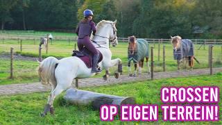 CROSSPARCOURS OP EIGEN TERREIN SPRINGEN!