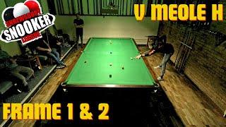 Shrewsbury Snooker League Match | Meole "H" v Meole "B" | Frames 1 and 2