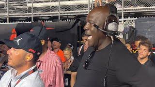 Michael Jordan Reacts to Huge Wreck at Daytona!