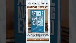 Discover the secrets to mastering Article Marketing with Article Marketing Exposed!   #funny #fyp