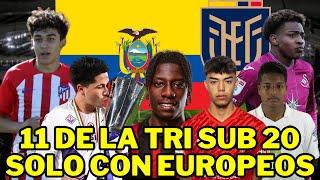  ESTOS SON 11 JUGADORES EUROPEOS QUE PUEDEN JUGAR POR LA TRI  SELECCIÓN SUB-20 SOLO CON EUROPEOS