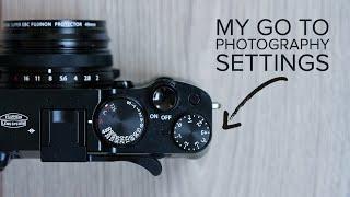 How I Shoot 90% Of My Photos. Easy Camera Settings!