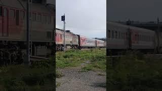 Sakhalin West coast railway train