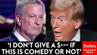 Trump Straight-Up Insults Bill De Blasio To His Face At The Al Smith Dinner: 'Worst In Our History'