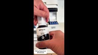 How to fill ink tanks | Refillable Printer | Home Printer | Epson EcoTank Printer