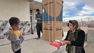 Taybeh made the children happy by buying a refrigerator.