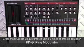 Roland Boutique Series - JX-03 Features