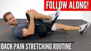 FAST RELIEF! Home Stretching Routine For Tight, Stiff Backs!