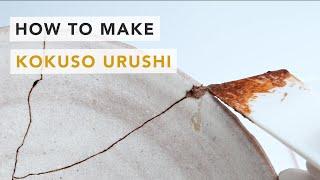 How to make "Kokuso urushi" for Kintsugi | Chimahaga Kintsugi