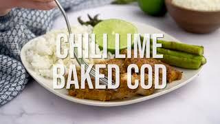 Chili Lime Baked Cod