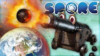 Conquering Spore as a Literal Cannon.